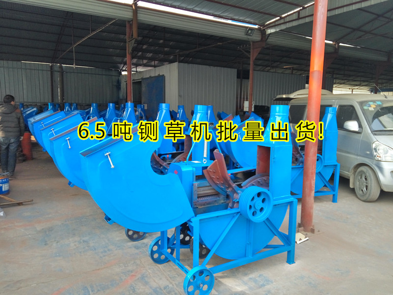 河北新款5.5噸鍘草揉搓機工作視頻